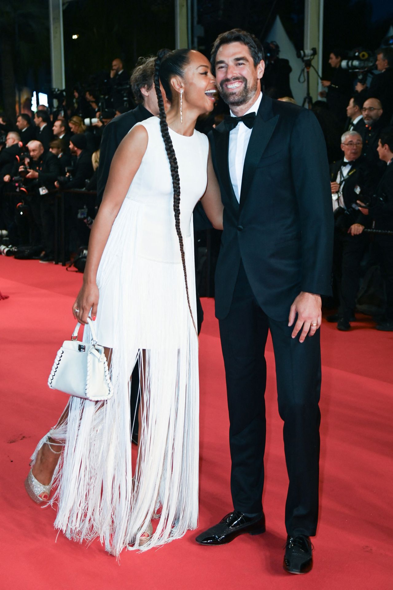 Susan Chardy at Emilia Perez Red Carpet at Cannes Film Festival6